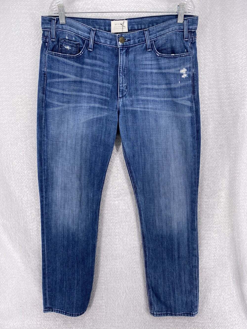 MCGUIRE Mrs Robinson Distressed Blue Denim Boyfriend Jeans Women’s Size 31